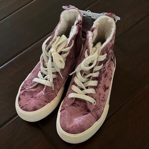Cat &Jack Girl’s Velvet Pinkish Purple Color Boots Size 13
